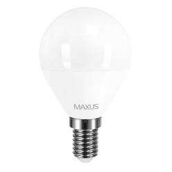 LED лампа MAXUS G45 F 4W теплый свет E14 (1-LED-5411)
